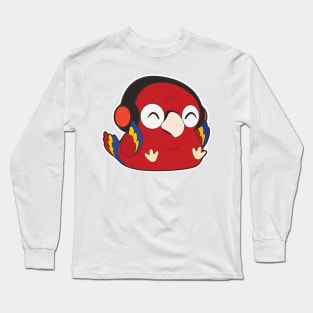 Parrot - Music with Headphone Long Sleeve T-Shirt